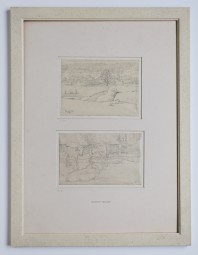 Heinrich Vogeler, Zwei originale Kriegszeichnungen um 1916