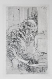 Bonnard, Pierre originale Radierung, Selbstportrait