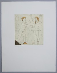 Giacomo Manzú, Farbradierung Passo di Danza I 1974