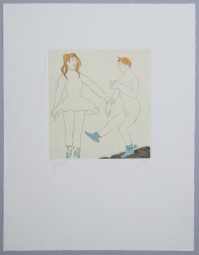 Giacomo Manzu, Farbradierung Passo di Danza II 1974
