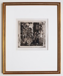 Heinrich Vogeler, Frühlingsmorgen, Radierung, 1899