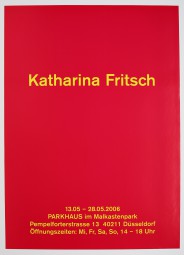 Katharina Fritsch, Plakat Parkhaus 2006