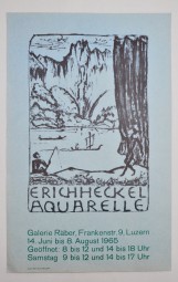 Erich Heckel, Ausstellungsplakat