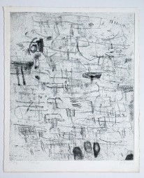 Gerhard Hoehme, Radierung, 1960/1961