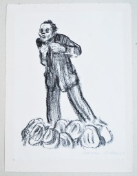 Käthe Kollwitz, Der Agitationredner, Lithografie