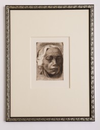 Käthe Kollwitz, Originale Radierung, Selbstbildnis, 1912