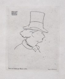 Edouard Manet, Charles Baudelaire de Profil