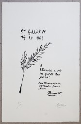 Giacomo Manzú, Lithografie 1965