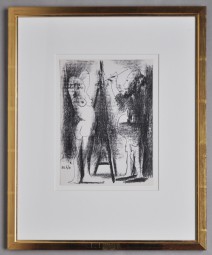 Pablo Picasso, Der Maler und sein Modell, 1964