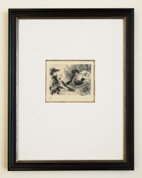 Pablo Picasso, Radierung aus La Celestine, Célestine et Mousquetaire 1968, Bloch 1751