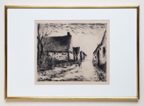 Maurice de Vlaminck, Radierung, 1951