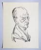 Max Beckmann, Lithografie, 1921 Georg Swarzenski