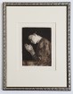 Käthe Kollwitz, originale Radierung, Betendes Mädchen, 1892