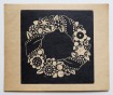 Martha Vogeler, original Holzschnitt Blütenkranz