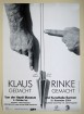 Klaus Rinke, Ausstellungsplakat, 2004