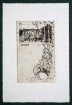 Heinrich Vogeler, Radierung Exlibris Barkenhoff, 1896